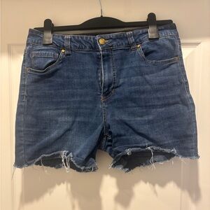 d. jeans Dark Blue Jean Shorts